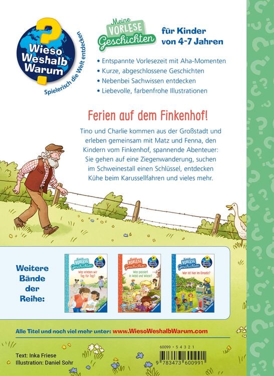 Produktbild: Wieso? Weshalb? Warum? Meine Vorlesegeschichten, Band 4 - Was entdecken wir auf dem Bauernhof?