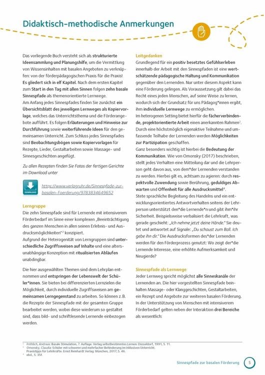 Produktbild: Sinnespfade zur basalen F&ouml;rderung