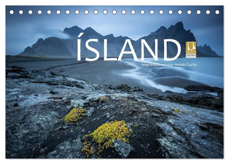 Produktbild: Island Impressionen von Armin Fuchs (Tischkalender 2026 DIN A5 quer), CALVENDO Monatskalender