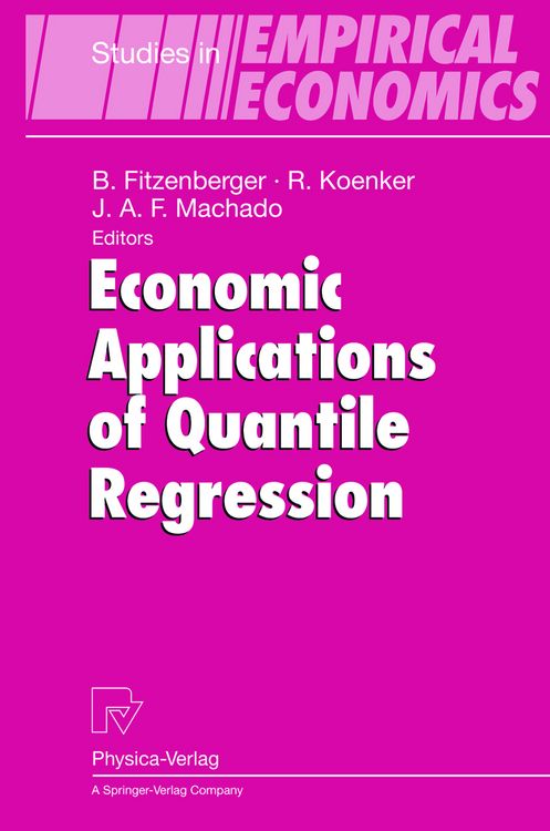Produktbild: Economic Applications of Quantile Regression