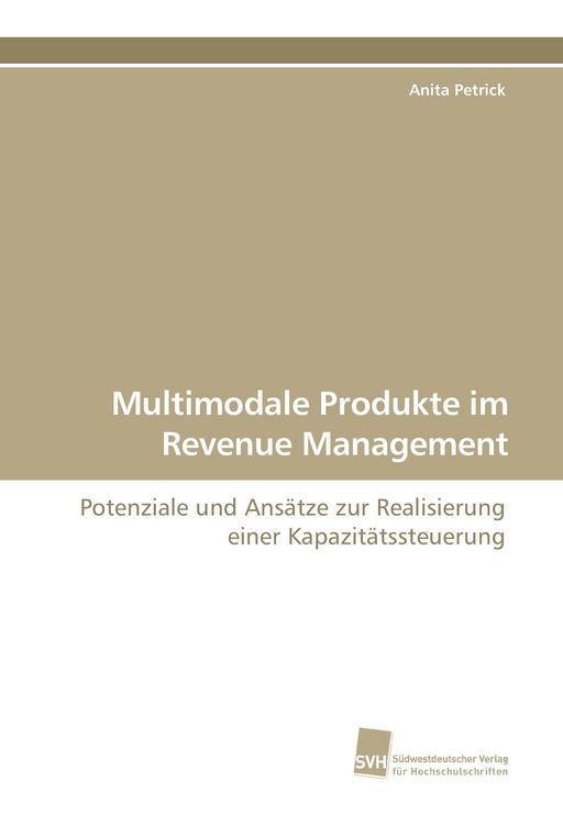 Produktbild: Multimodale Produkte im Revenue Management