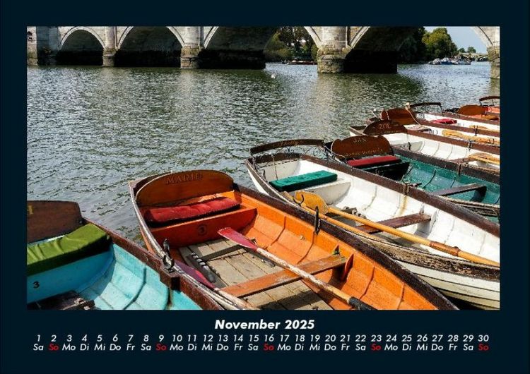 Produktbild: Boote 2025 Fotokalender DIN A4