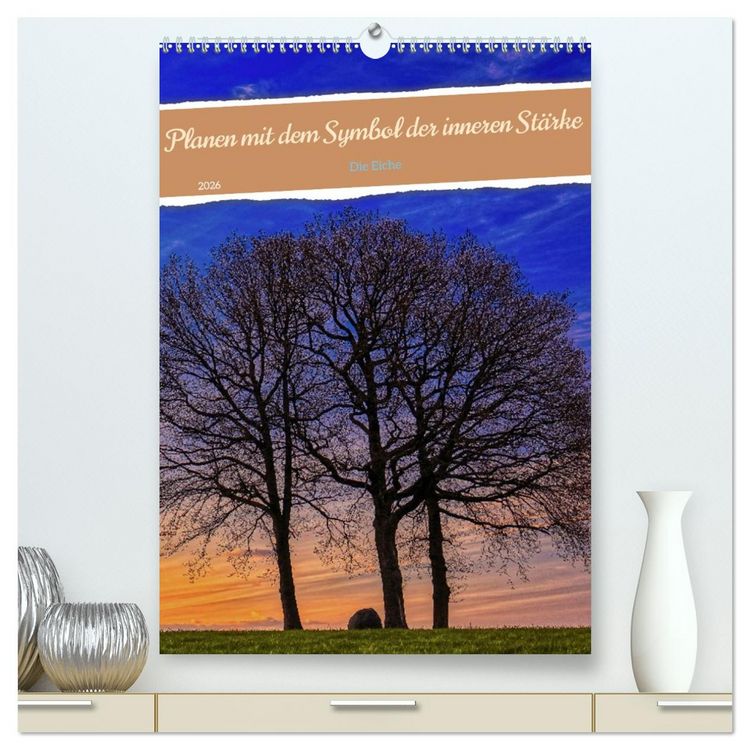 Produktbild: Planen mit dem Symbol der inneren St&auml;rke (hochwertiger Premium Wandkalender 2026 DIN A2 hoch), Kunstdruck in Hochglanz