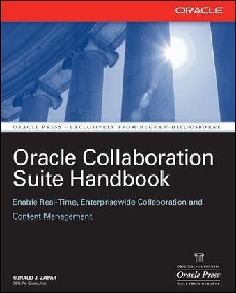 Produktbild: Oracle Collaboration Suite Handbook