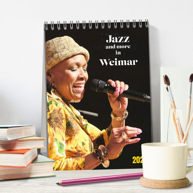 Produktbild: Jazz and more in Weimar (Tischkalender 2026 DIN A5 hoch), CALVENDO Monatskalender