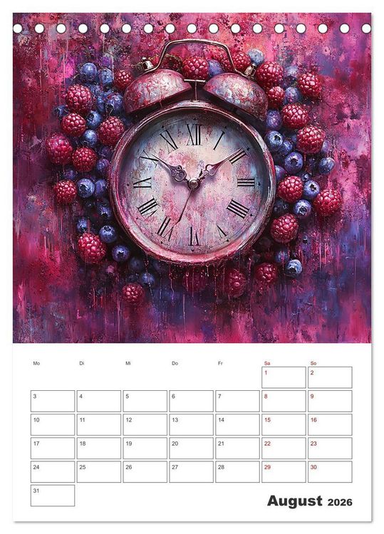Produktbild: Gesunde Zeiten (Tischkalender 2026 DIN A5 hoch), CALVENDO Monatskalender
