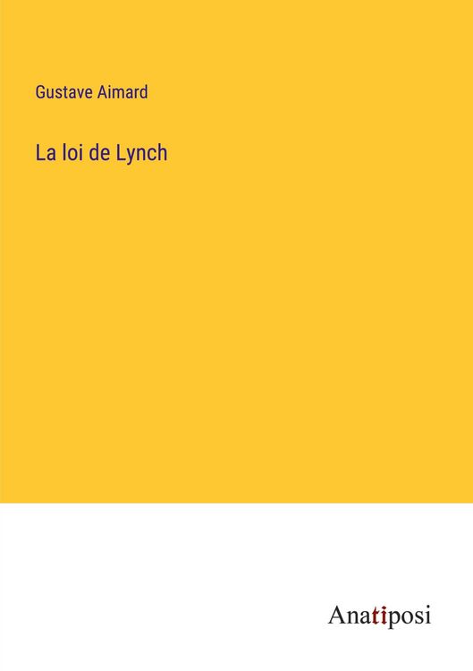 Produktbild: La loi de Lynch