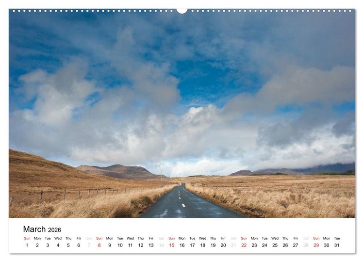 Produktbild: Ireland. Wild Atlantic Views / UK-Version (High Quality Premium Wall Calendar 2026 DIN A2 landscape),CALVENDO 12 Month Wall Calendar