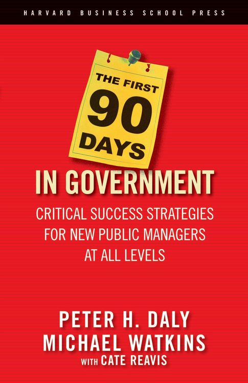 Produktbild: The First 90 Days in Government