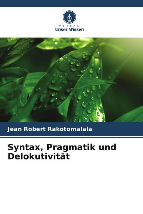 Produktbild: Syntax, Pragmatik und Delokutivit&auml;t