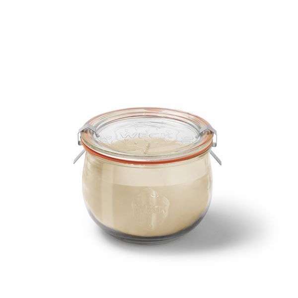 Produktbild: Duftkerze Vanille & Nuss, Mittleres Glas