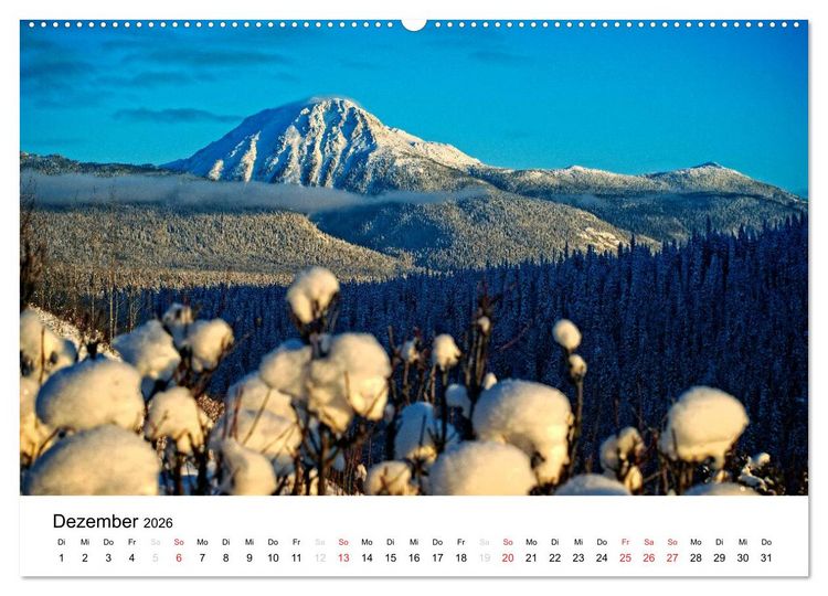 Produktbild: Kanadische Landschaften 2026 (hochwertiger Premium Wandkalender 2026 DIN A2 quer), Kunstdruck in Hochglanz