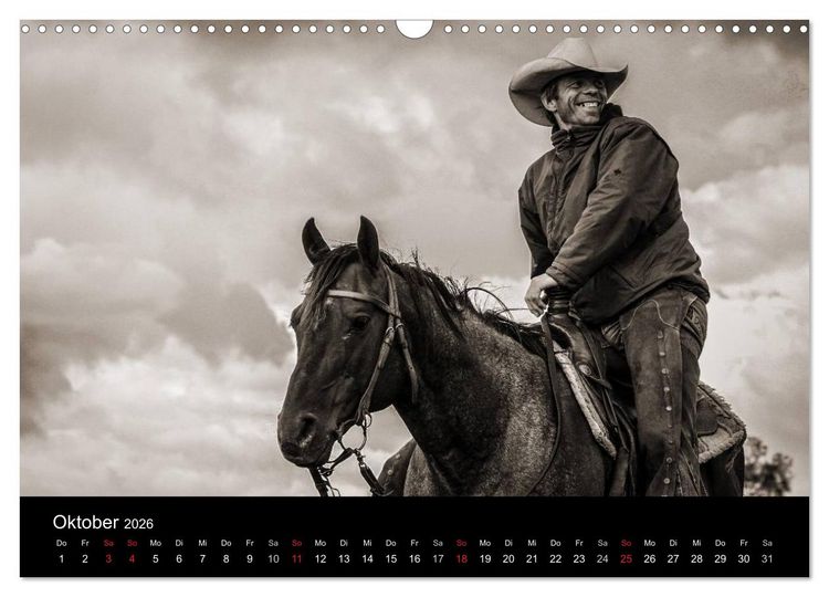 Produktbild: Westernreiten (Wandkalender 2026 DIN A3 quer), CALVENDO Monatskalender