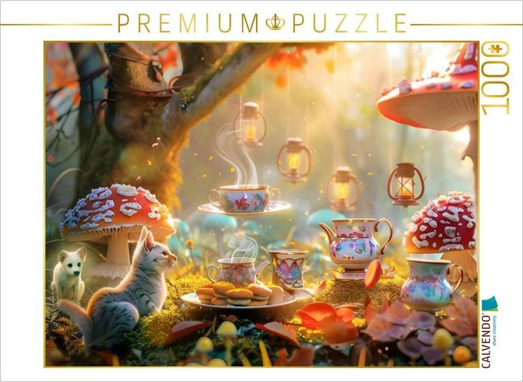 Produktbild: CALVENDO Puzzle Ein Motiv aus dem Kalender "B&uuml;cher, Liebe und ein kleiner Hund" | 1000 Teile Lege-Gr&ouml;&szlig;e 64x48cm Foto-Puzzle f&uuml;r gl&uuml;ckliche Stunden