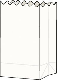 Produktbild: Folia  Papierlichtt&uuml;ten S BLANKO, 5 St&uuml;ck, 19x11,5x7cm