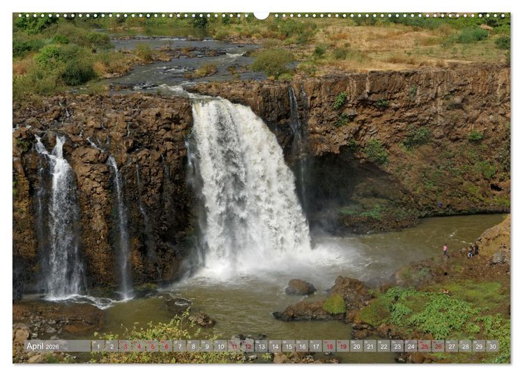 Produktbild: neunziggrad photoart: &auml;thiopien von nord nach s&uuml;d (hochwertiger Premium Wandkalender 2026 DIN A2 quer), Kunstdruck in Hochglanz