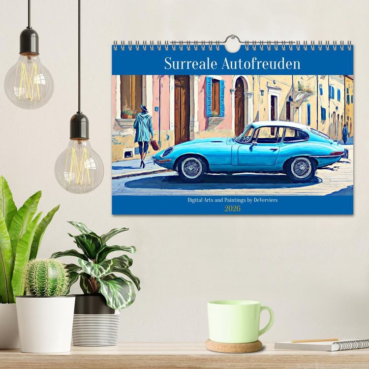 Produktbild: Surreale Autofreuden (Wandkalender 2026 DIN A4 quer), CALVENDO Monatskalender