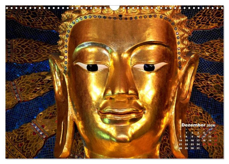 Produktbild: Thailands Buddhas (Wandkalender 2026 DIN A3 quer), CALVENDO Monatskalender