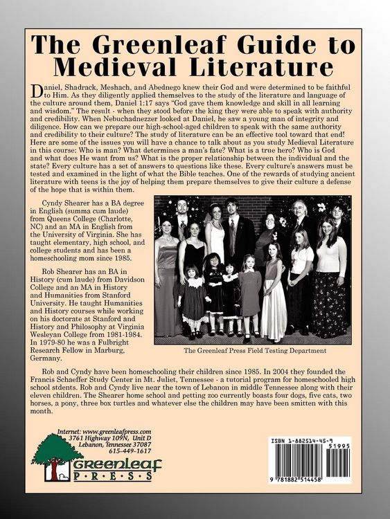Produktbild: The Greenleaf Guide to Medieval Literature