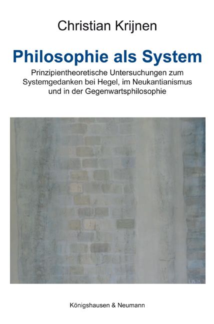 Produktbild: Philosophie als System