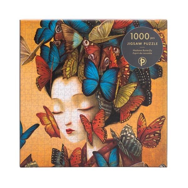 Produktbild: Madame Butterfly 1000 Piece Jigsaw Puzzle by Paperblanks (Esprit de Lacombe)