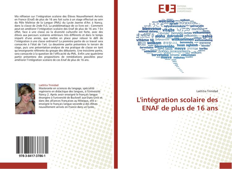 Produktbild: L'int&eacute;gration scolaire des ENAF de plus de 16 ans