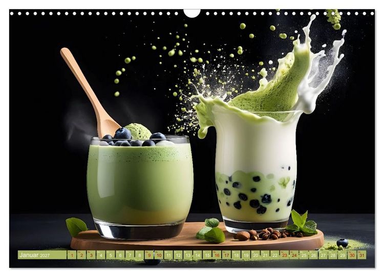 Produktbild: Alles Matcha - Hot und Cool (Wandkalender 2027 DIN A3 quer), CALVENDO Monatskalender