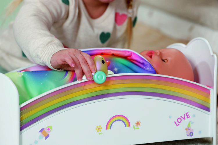 Produktbild: BABY born Regenbogen Bett
