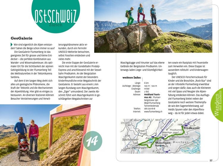 Produktbild: K&uuml;mmerly+Frey Erlebnis Schweiz Wandern mit Kindern - Wanderf&uuml;hrer