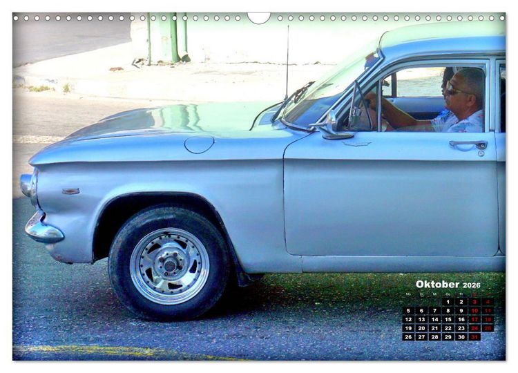 Produktbild: CORVAIR - Ein Chevy mit Heckmotor und ohne Heckflossen (Wandkalender 2026 DIN A3 quer), CALVENDO Monatskalender