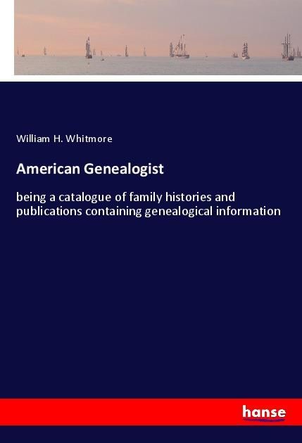 Produktbild: American Genealogist