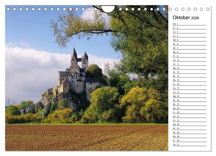 Produktbild: Die Lahn - Zauberhafte Orte rund um Limburg (Wandkalender 2026 DIN A4 quer), CALVENDO Monatskalender