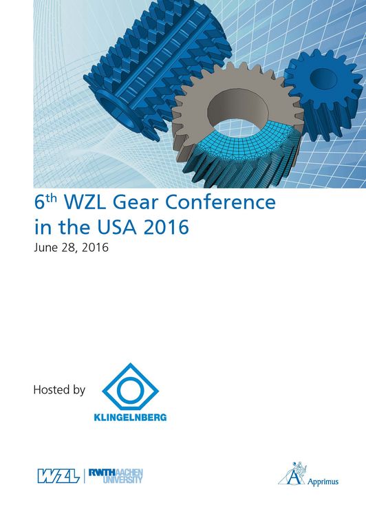 Produktbild: 6th WZL Gear Conference in the USA 2016