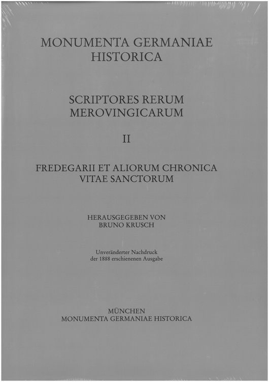 Produktbild: Fredegarii et aliorum Chronica. Vitae sanctorum