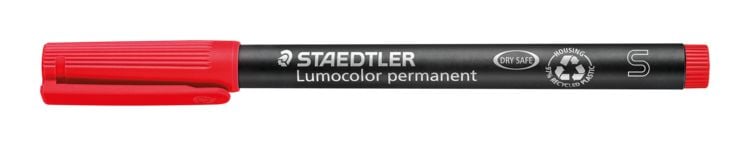 Produktbild: STAEDTLER Folienschreiber Lumocolor S permanent rot