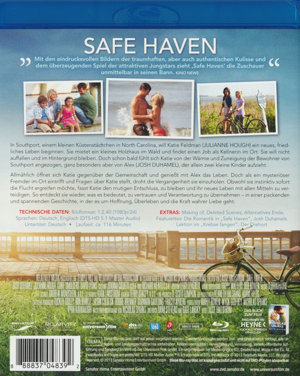 Produktbild: Safe Haven - Wie ein Licht in der Nacht