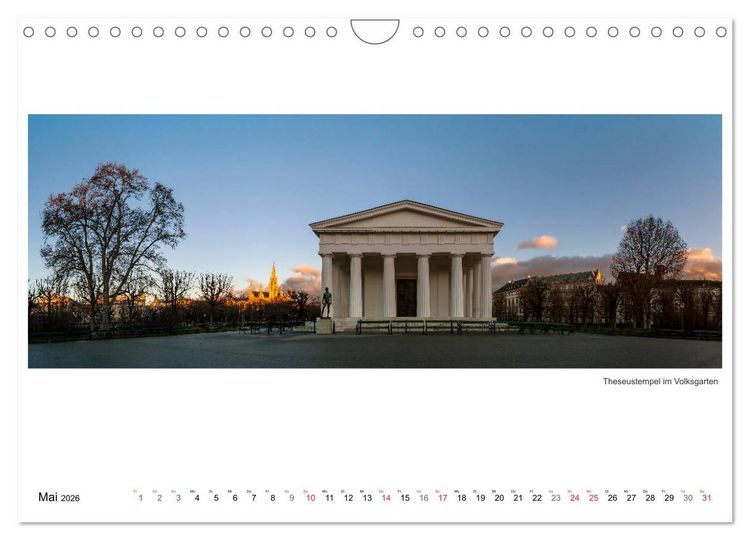 Produktbild: Wien Panoramen (Wandkalender 2026 DIN A4 quer), CALVENDO Monatskalender