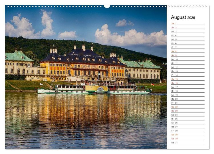 Produktbild: Schaufelraddampfer (hochwertiger Premium Wandkalender 2026 DIN A2 quer), Kunstdruck in Hochglanz