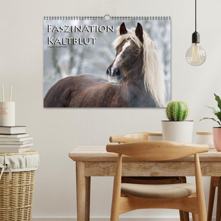 Produktbild: Faszination Kaltblut (Wandkalender 2026 DIN A3 quer), CALVENDO Monatskalender