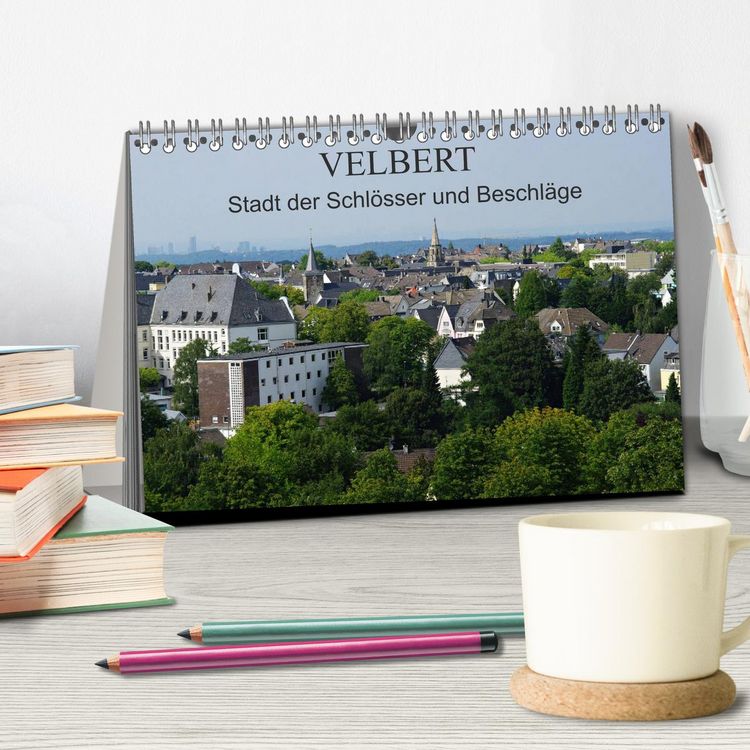 Produktbild: Velbert - Stadt der Schl&ouml;sser und Beschl&auml;ge (Tischkalender 2026 DIN A5 quer), CALVENDO Monatskalender