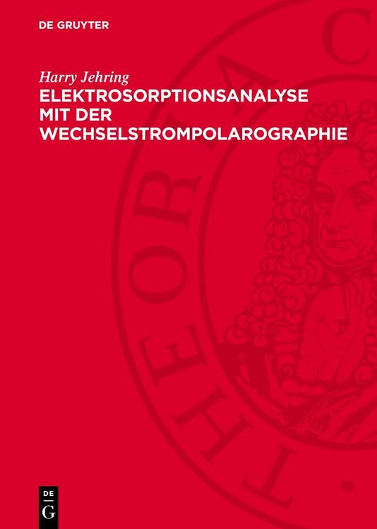 Produktbild: Elektrosorptionsanalyse mit der Wechselstrompolarographie