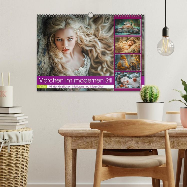 Produktbild: M&auml;rchen im modernen Stil (Wandkalender 2026 DIN A3 quer), CALVENDO Monatskalender