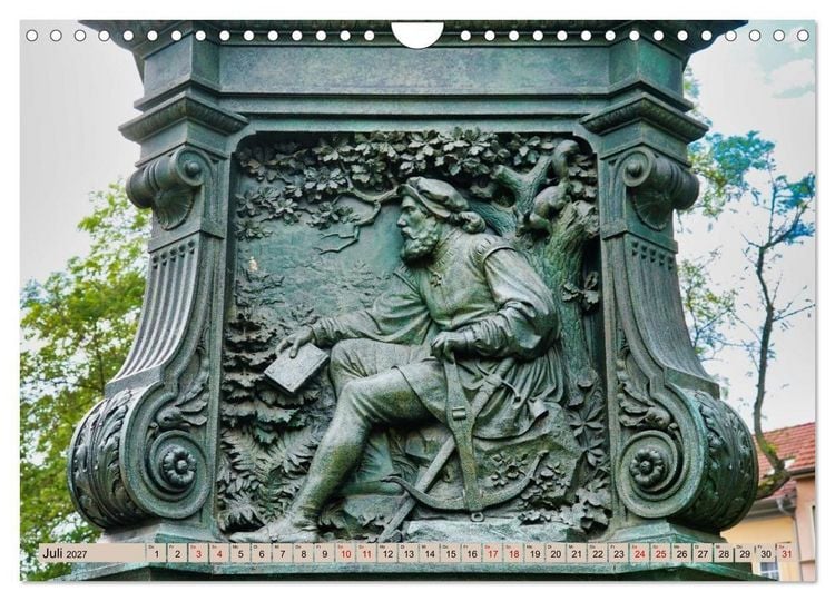 Produktbild: Hier war Martin Luther (Wandkalender 2027 DIN A4 quer), CALVENDO Monatskalender