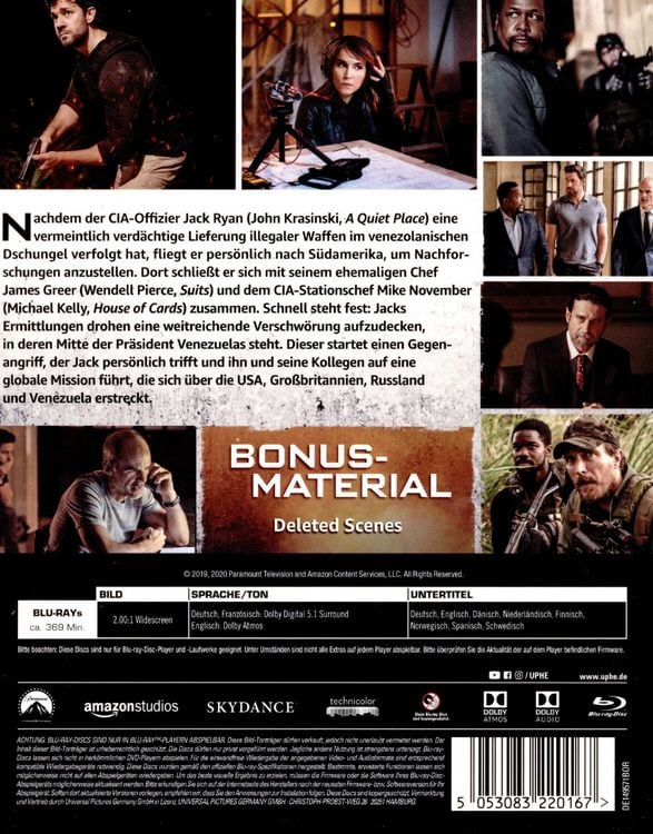 Produktbild: Tom Clancy's Jack Ryan - Staffel 2 [2 BRs]