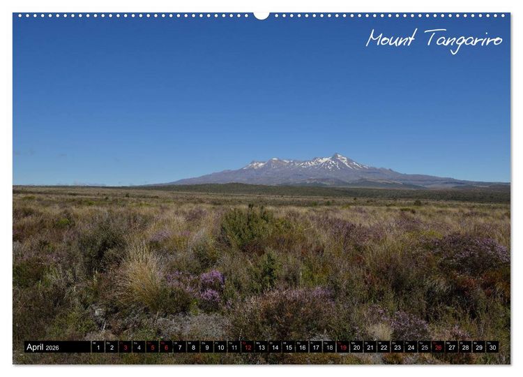 Produktbild: Neuseeland (Wandkalender 2026 DIN A2 quer), CALVENDO Monatskalender