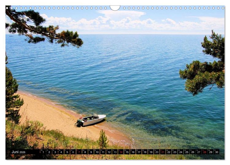 Produktbild: Der Transsibirische Eisenbahn Kalender (Wandkalender 2026 DIN A3 quer), CALVENDO Monatskalender