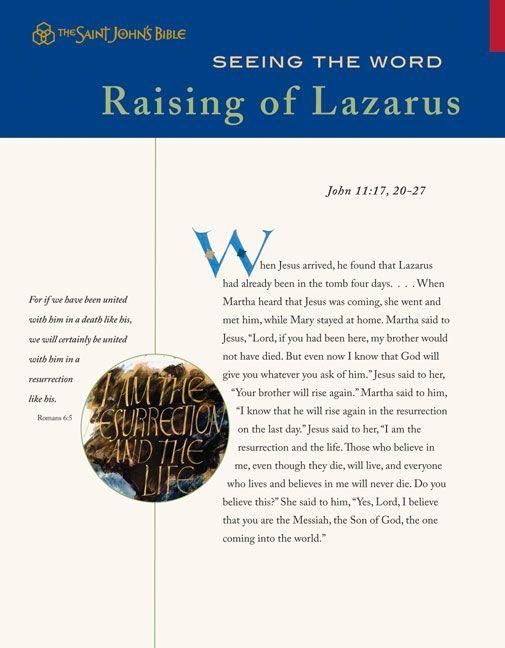 Produktbild: Seeing the Word: Raising of Lazarus