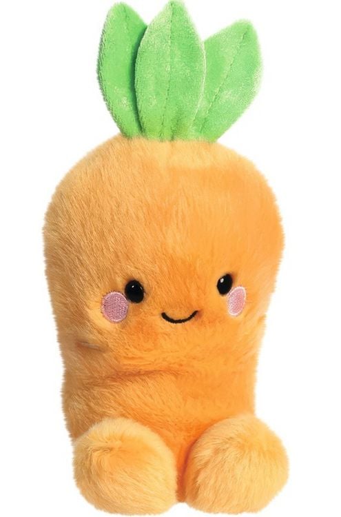 Produktbild: Aurora 82054 - Palm Pals Karotte Cheerful, Pl&uuml;schfigur, 13 cm