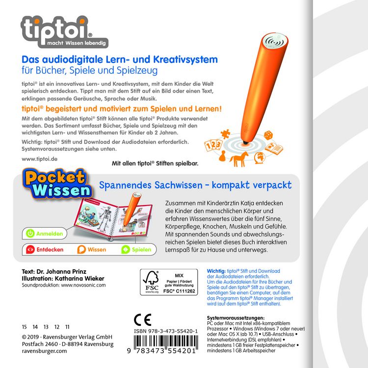 Produktbild: tiptoi&reg; K&ouml;rper