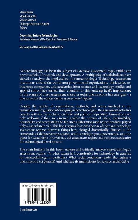 Produktbild: Governing Future Technologies